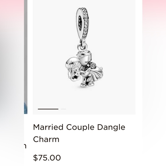 Pandora Married Couple Charm - Picture 6 of 6